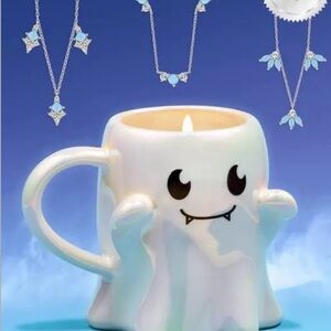 Ghost Shaped White Mug